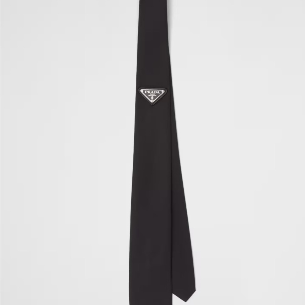 Prada Elegant Black Tie for Men